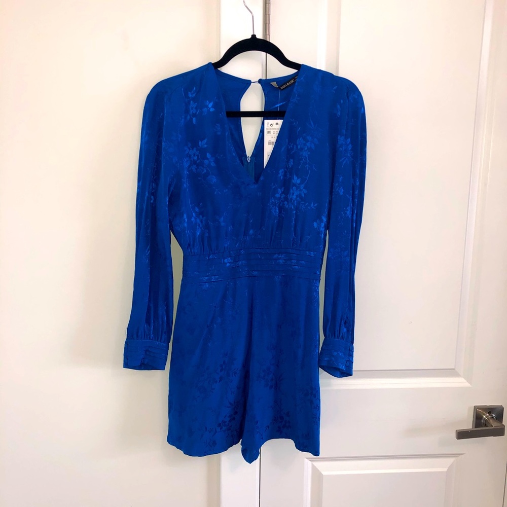 Zara blue romper